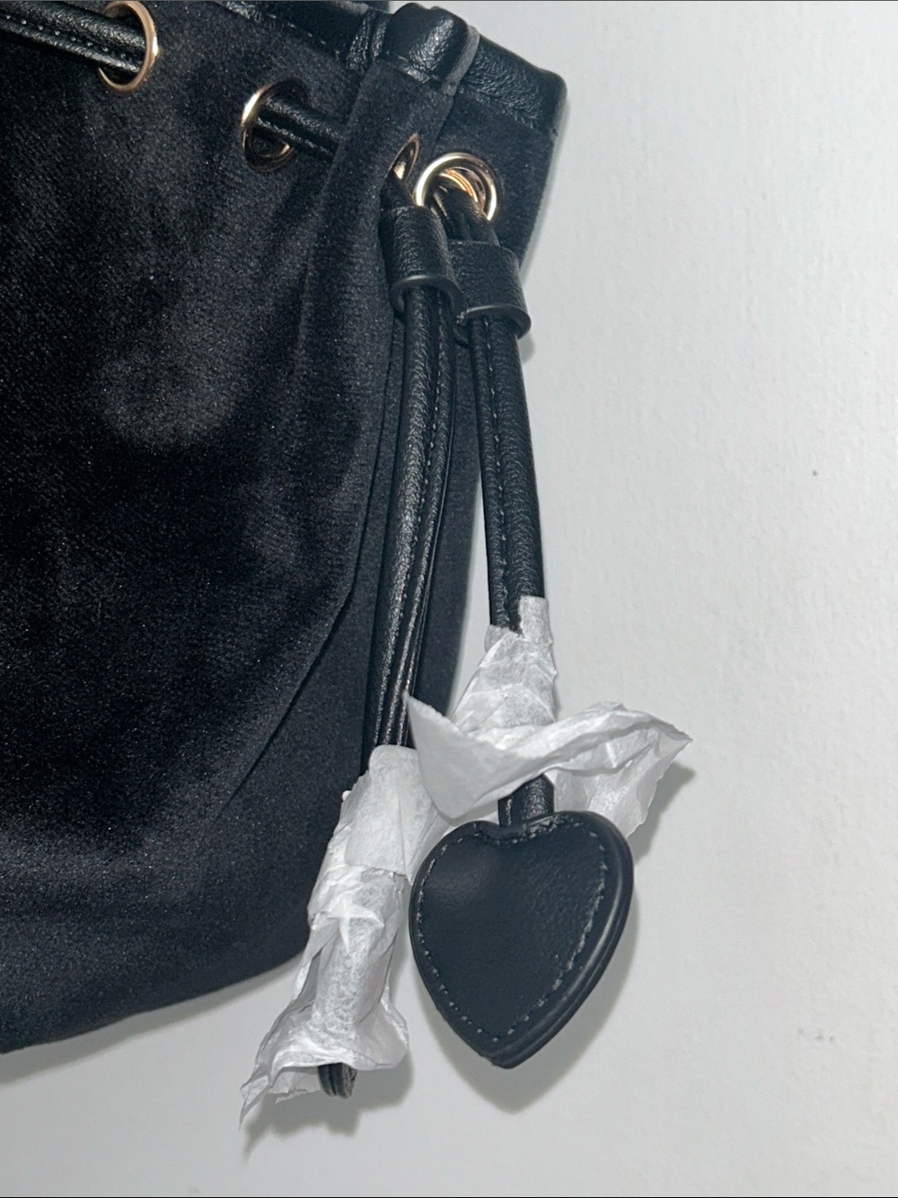 Juicy Couture Black Tote with Crown Charm and Logo - Picture 6 of 12